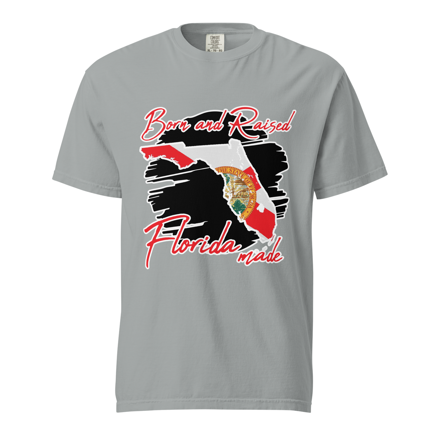 ${Florida State (Heavyweight t-shirt)} ${USA Love Florida State Unisex Garment-dyed t-shirt} ${xadaprints.com} ${XADA PRINTS