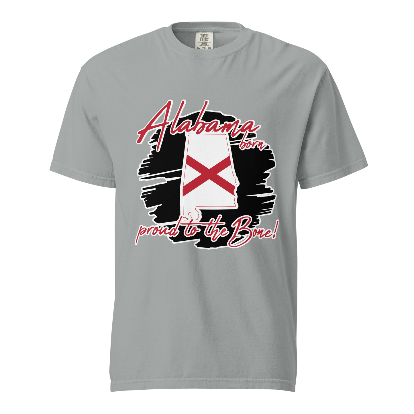${Alabama State (Heavyweight t-shirt)} ${USA Love Alabama State Unisex Garment-dyed t-shirt} ${xadaprints.com} ${XADA PRINTS}