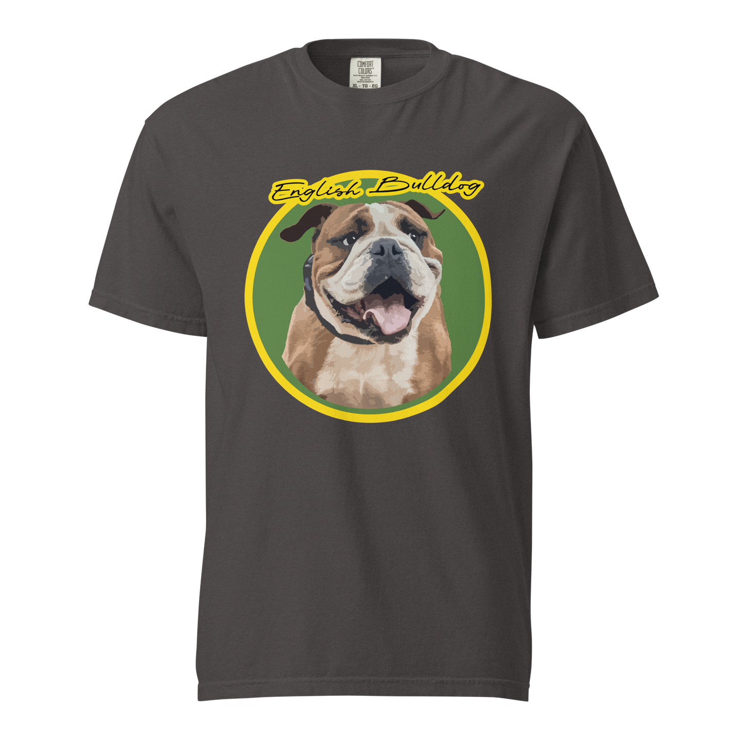 ${Bulldog (Heavyweight t-shirt)} ${Pet Lovers Bulldog Unisex (Heavyweight t-shirt)} ${xadaprints.com} ${XADA PRINTS}
