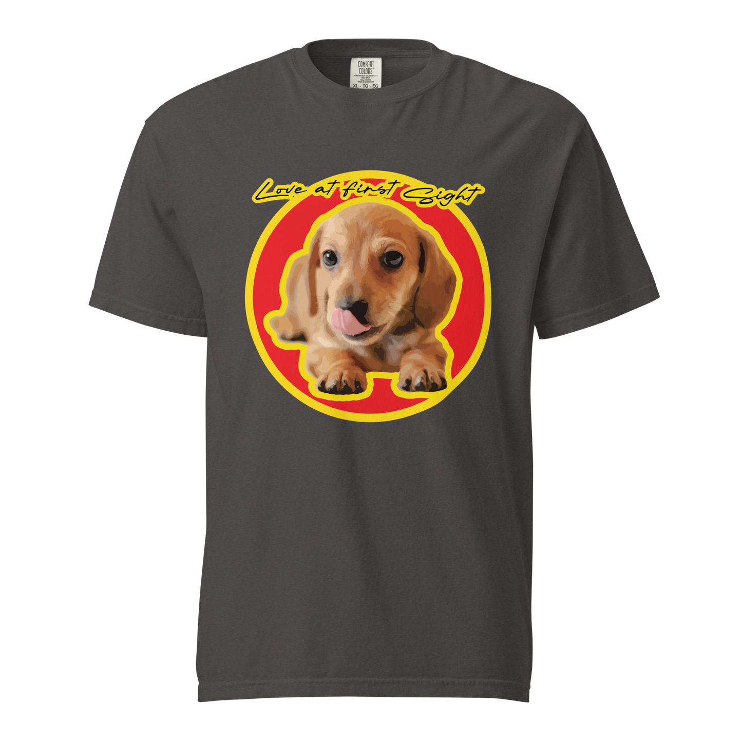 ${Dachshund (Heavyweight t-shirt)} ${Dachshund Unisex (Heavyweight t-shirt)} ${xadaprints.com} ${XADA PRINTS}