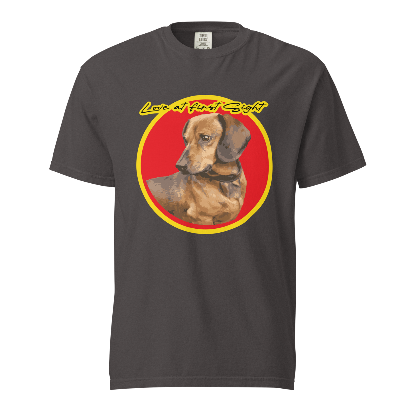 ${Dachshund (Heavyweight t-shirt)} ${Pet Lovers Dachshund Unisex (Heavyweight t-shirt)} ${xadaprints.com} ${XADA PRINTS}