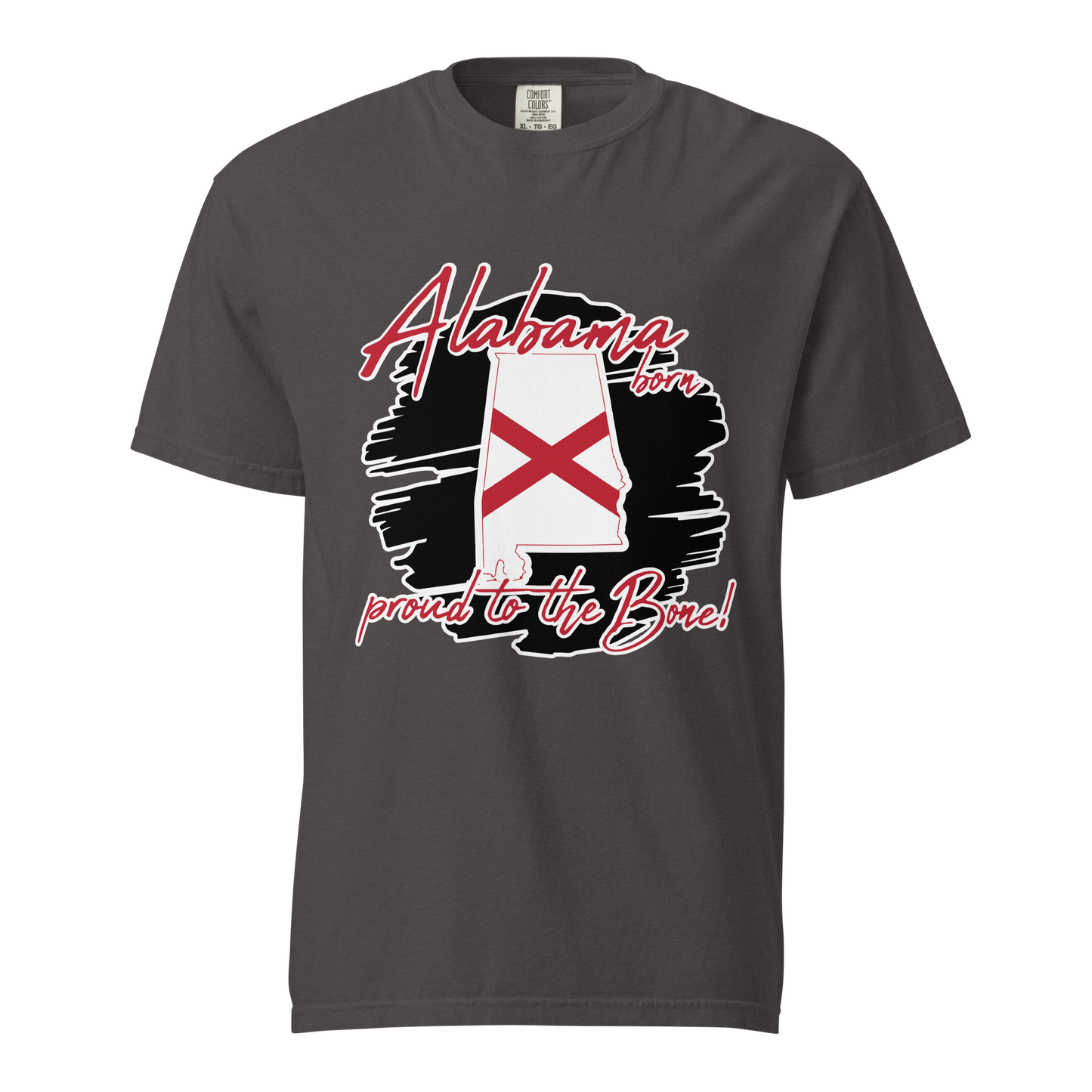 ${Alabama State (Heavyweight t-shirt)} ${USA Love Alabama State Unisex Garment-dyed t-shirt} ${xadaprints.com} ${XADA PRINTS}