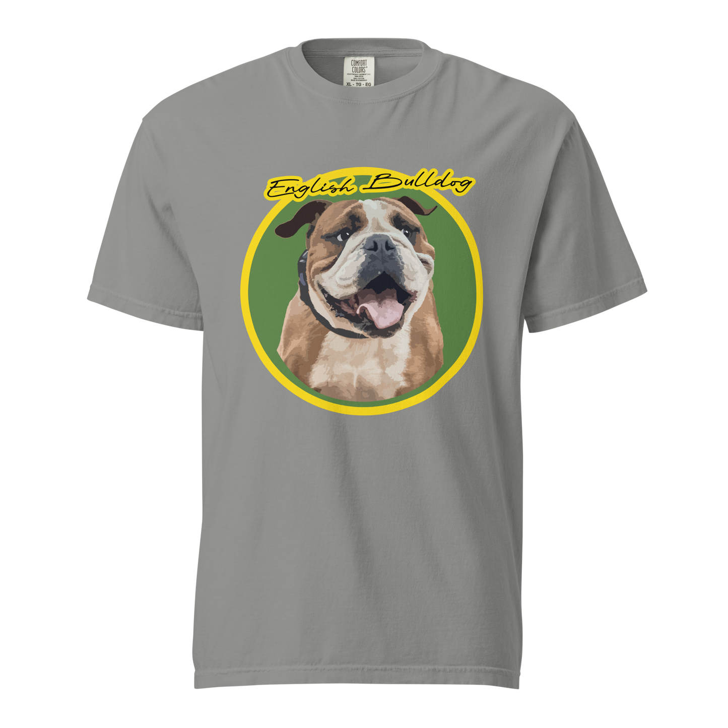 ${Bulldog (Heavyweight t-shirt)} ${Pet Lovers Bulldog Unisex (Heavyweight t-shirt)} ${xadaprints.com} ${XADA PRINTS}
