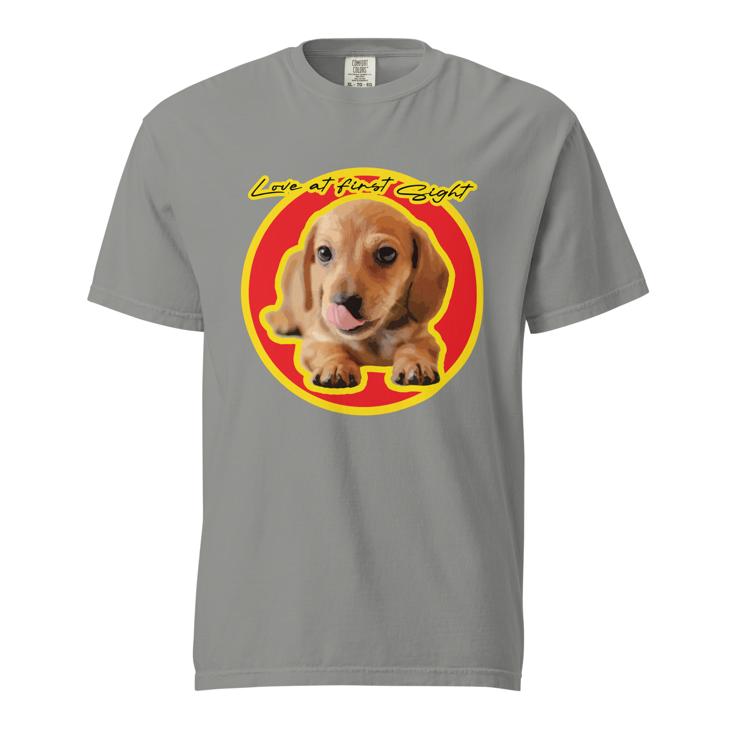 ${Dachshund (Heavyweight t-shirt)} ${Dachshund Unisex (Heavyweight t-shirt)} ${xadaprints.com} ${XADA PRINTS}