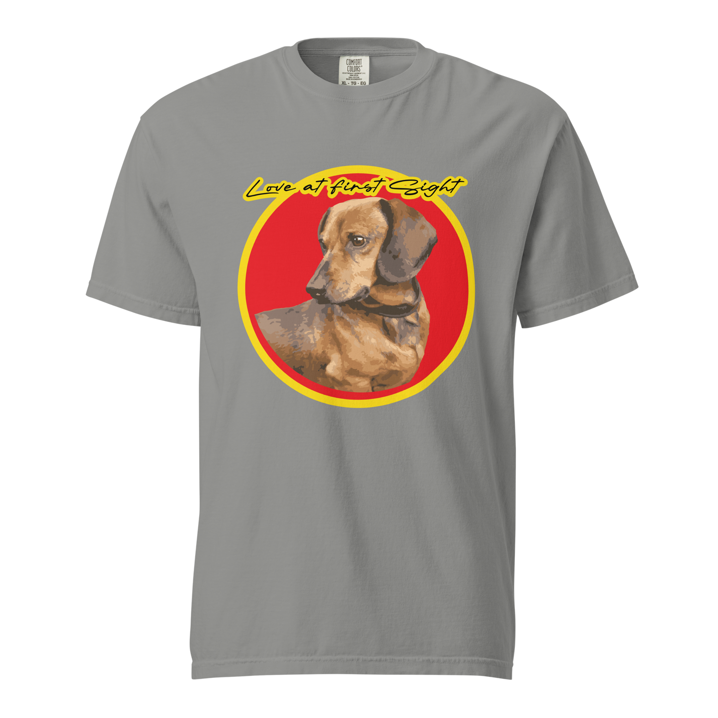 ${Dachshund (Heavyweight t-shirt)} ${Pet Lovers Dachshund Unisex (Heavyweight t-shirt)} ${xadaprints.com} ${XADA PRINTS}