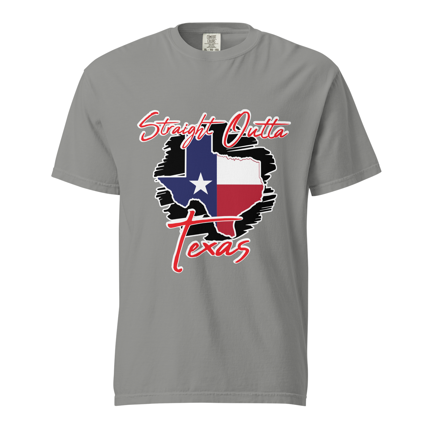 ${Texas State (Heavyweight t-shirt)} ${USA Love Texas State Unisex Garment-dyed t-shirt} ${xadaprints.com} ${XADA PRINTS