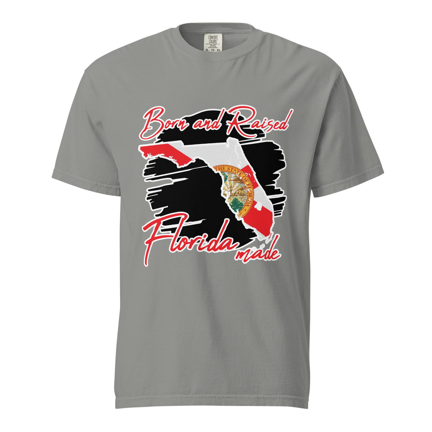 ${Florida State (Heavyweight t-shirt)} ${USA Love Florida State Unisex Garment-dyed t-shirt} ${xadaprints.com} ${XADA PRINTS