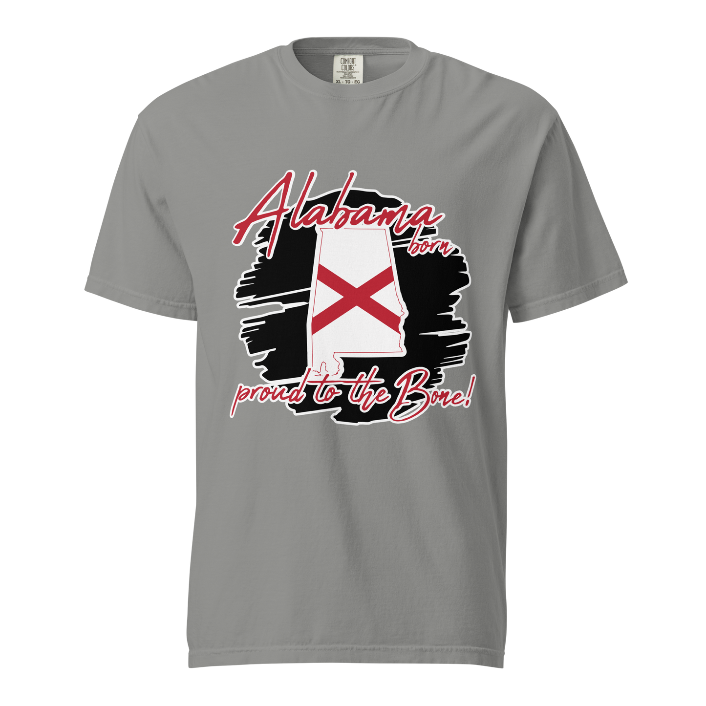 ${Alabama State (Heavyweight t-shirt)} ${USA Love Alabama State Unisex Garment-dyed t-shirt} ${xadaprints.com} ${XADA PRINTS}