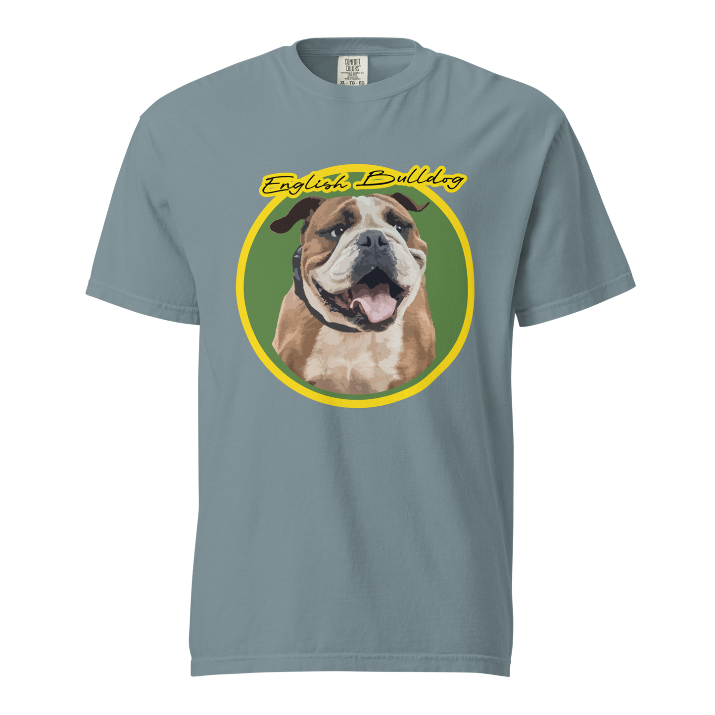 ${Bulldog (Heavyweight t-shirt)} ${Pet Lovers Bulldog Unisex (Heavyweight t-shirt)} ${xadaprints.com} ${XADA PRINTS}