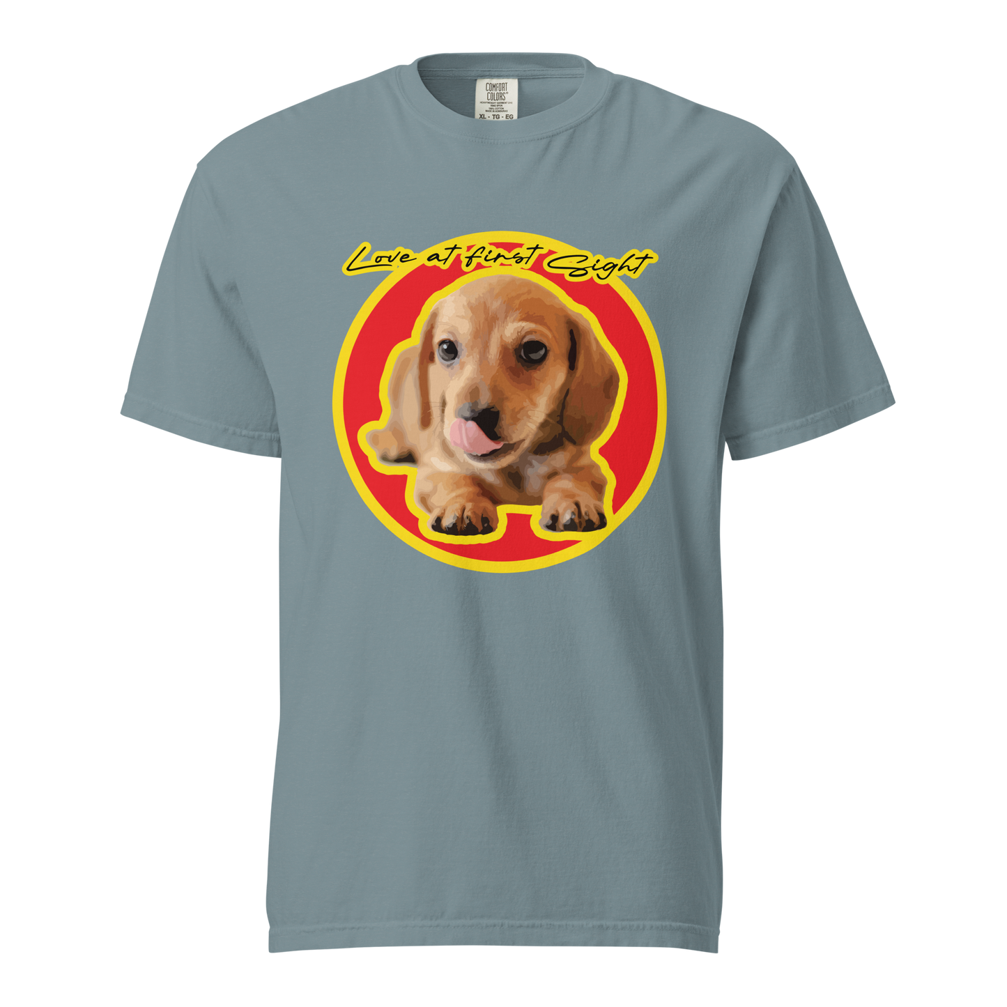 ${Dachshund (Heavyweight t-shirt)} ${Dachshund Unisex (Heavyweight t-shirt)} ${xadaprints.com} ${XADA PRINTS}