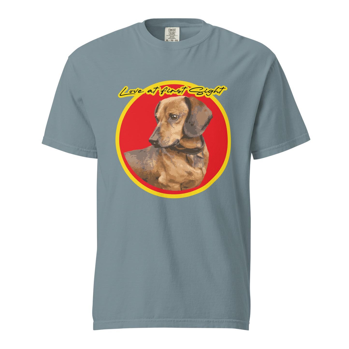 ${Dachshund (Heavyweight t-shirt)} ${Pet Lovers Dachshund Unisex (Heavyweight t-shirt)} ${xadaprints.com} ${XADA PRINTS}