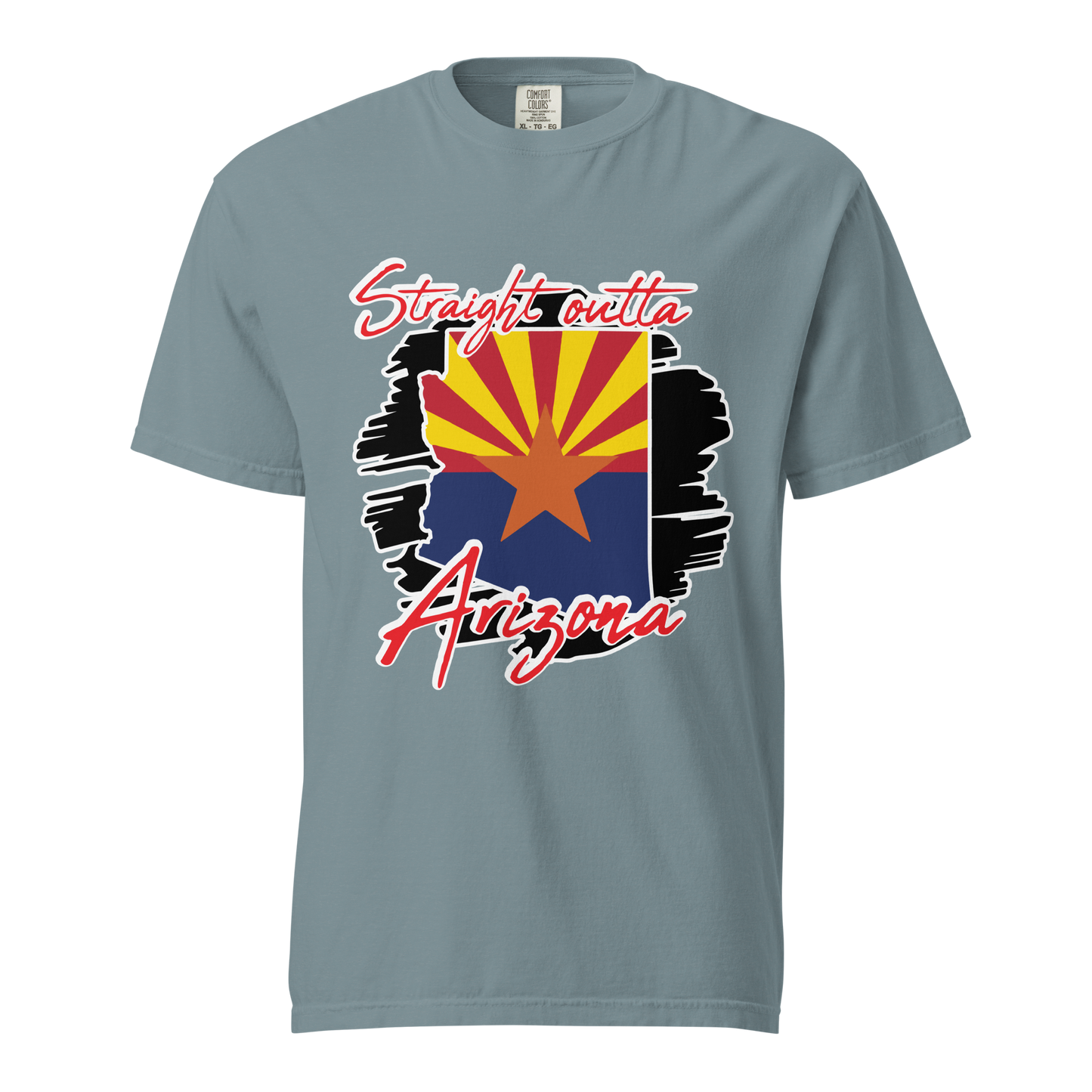 ${Arizona State (Heavyweight t-shirt)} ${USA Love Arizona State Unisex Garment-dyed t-shirt} ${xadaprints.com} ${XADA PRINTS