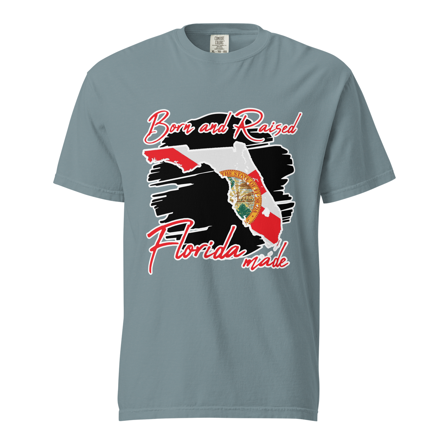 ${Florida State (Heavyweight t-shirt)} ${USA Love Florida State Unisex Garment-dyed t-shirt} ${xadaprints.com} ${XADA PRINTS