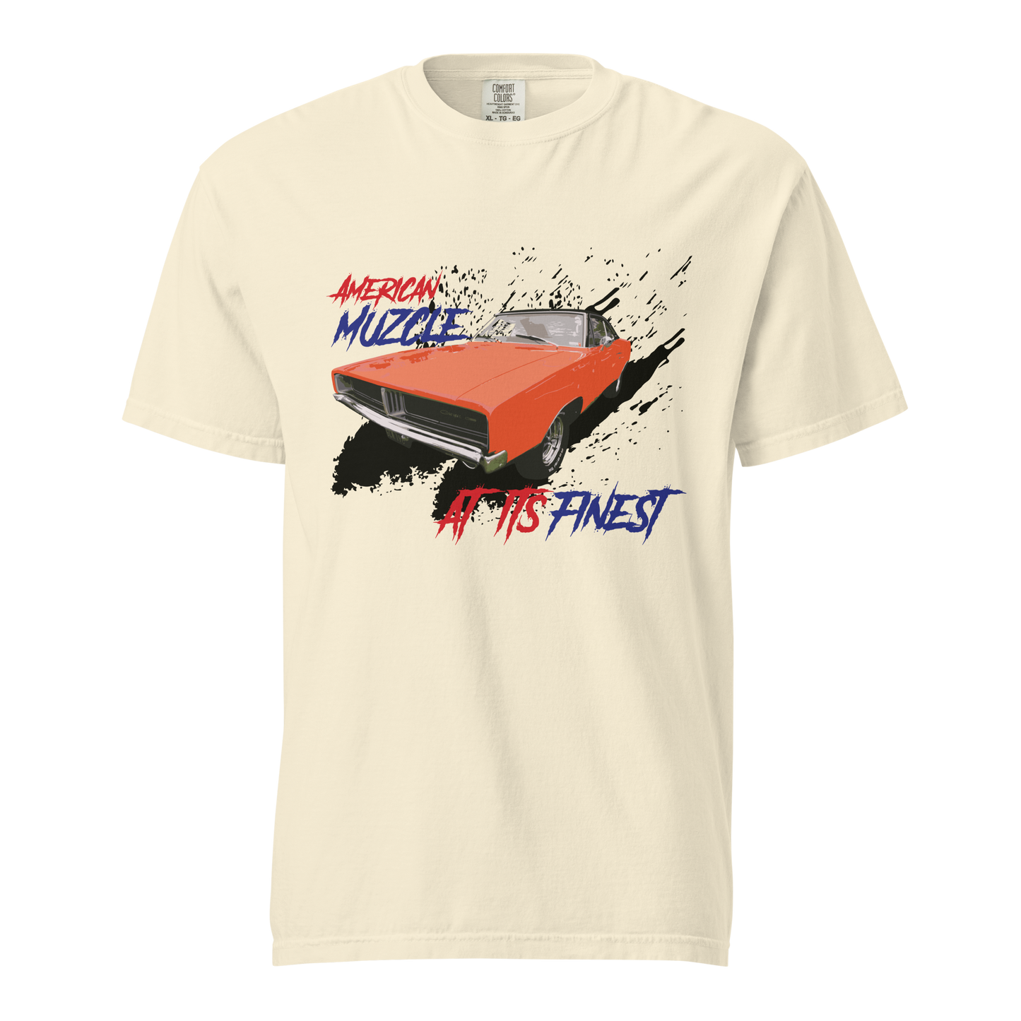 ${Dodge Charger (Heavyweight t-shirt)} ${Muscle Car Dodge Charger Unisex (Heavyweight t-shirt)} ${xadaprints.com} ${XADA PRINTS}