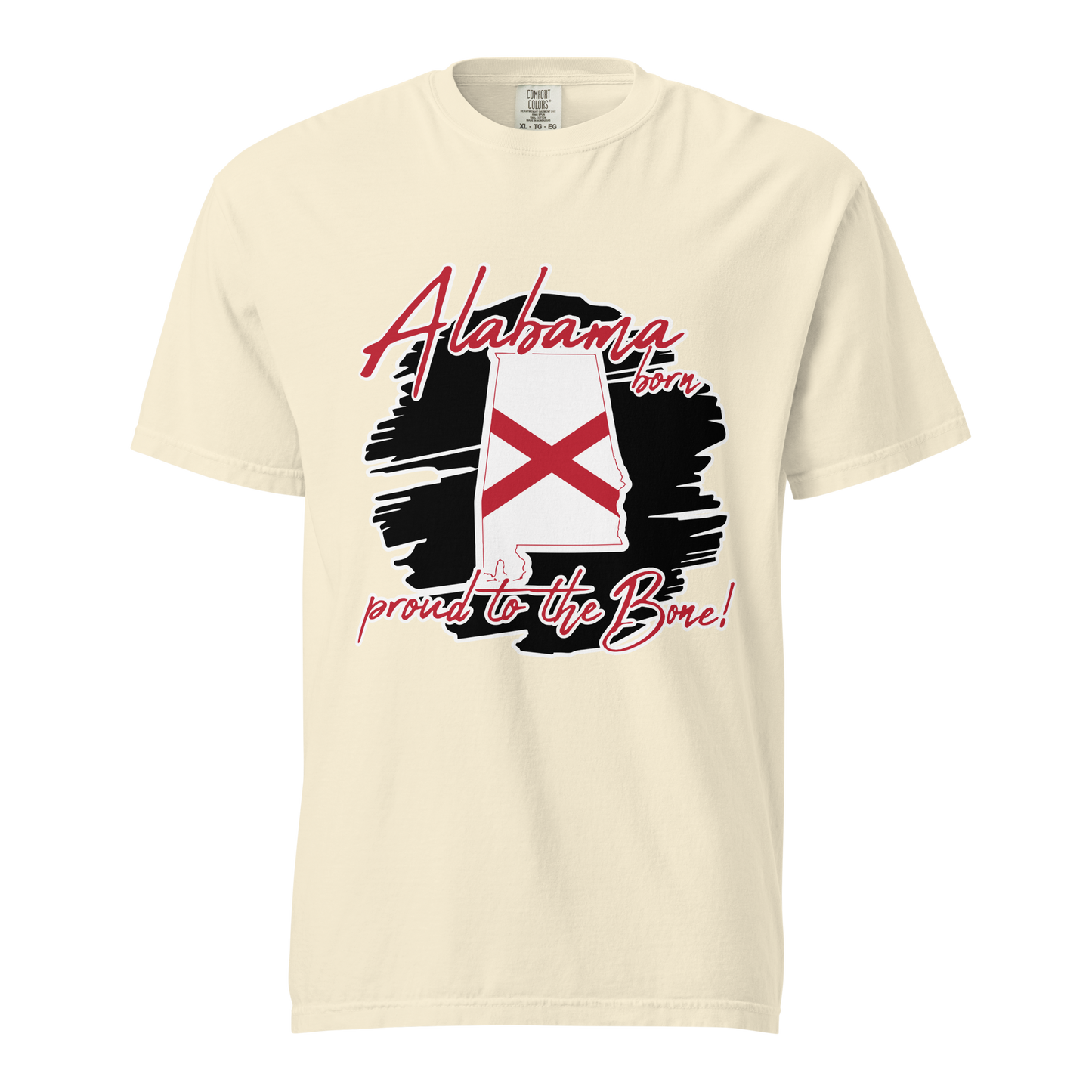 ${Alabama State (Heavyweight t-shirt)} ${USA Love Alabama State Unisex Garment-dyed t-shirt} ${xadaprints.com} ${XADA PRINTS}