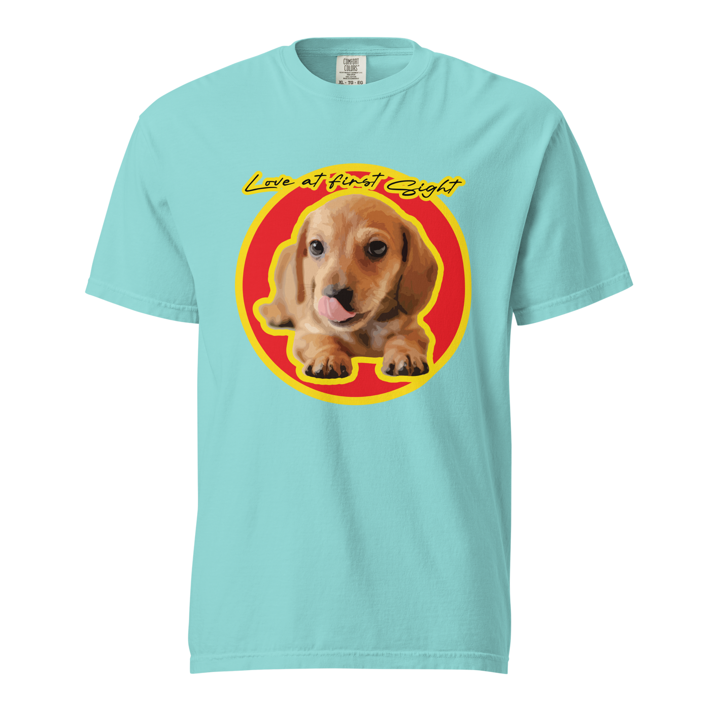 ${Dachshund (Heavyweight t-shirt)} ${Dachshund Unisex (Heavyweight t-shirt)} ${xadaprints.com} ${XADA PRINTS}