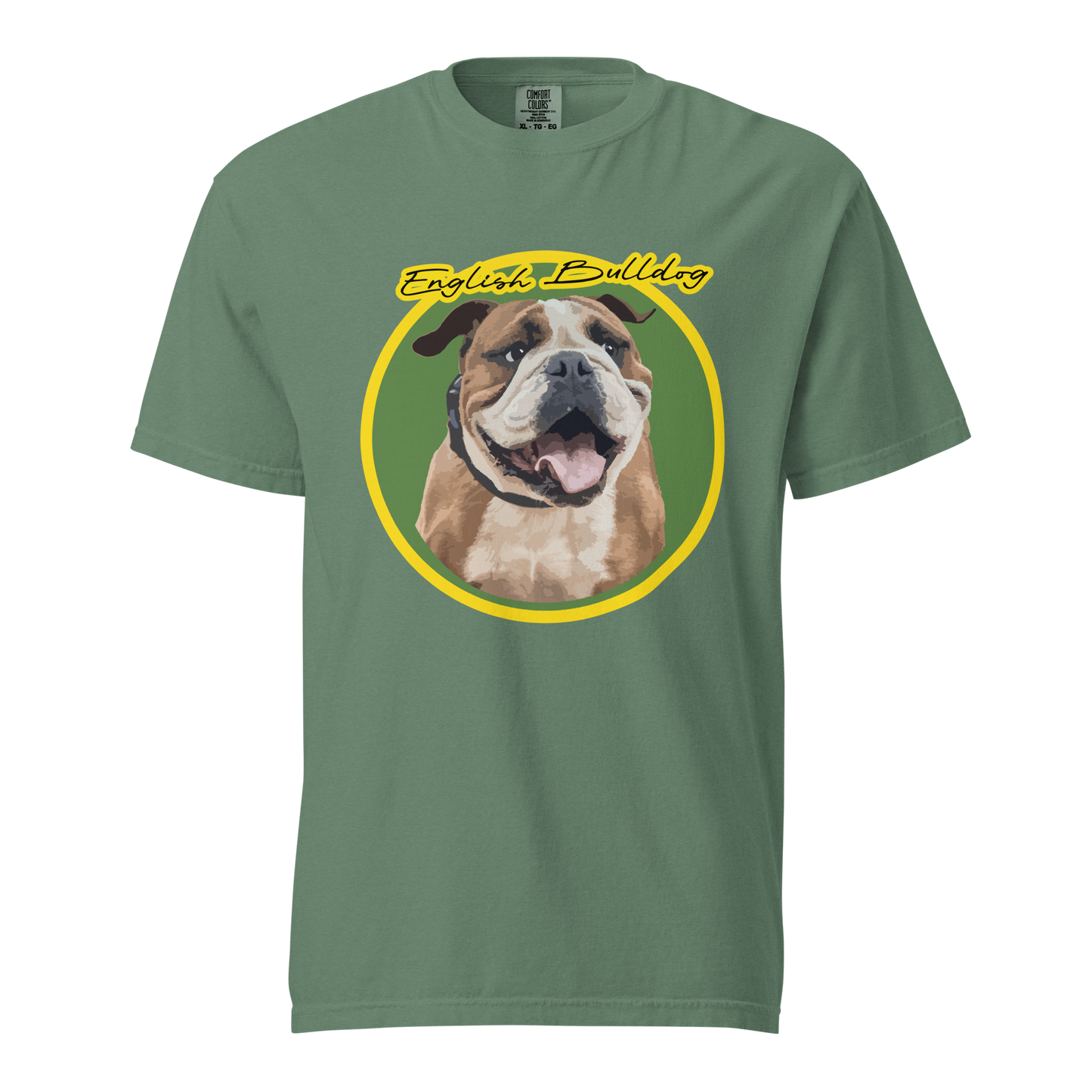 ${Bulldog (Heavyweight t-shirt)} ${Pet Lovers Bulldog Unisex (Heavyweight t-shirt)} ${xadaprints.com} ${XADA PRINTS}