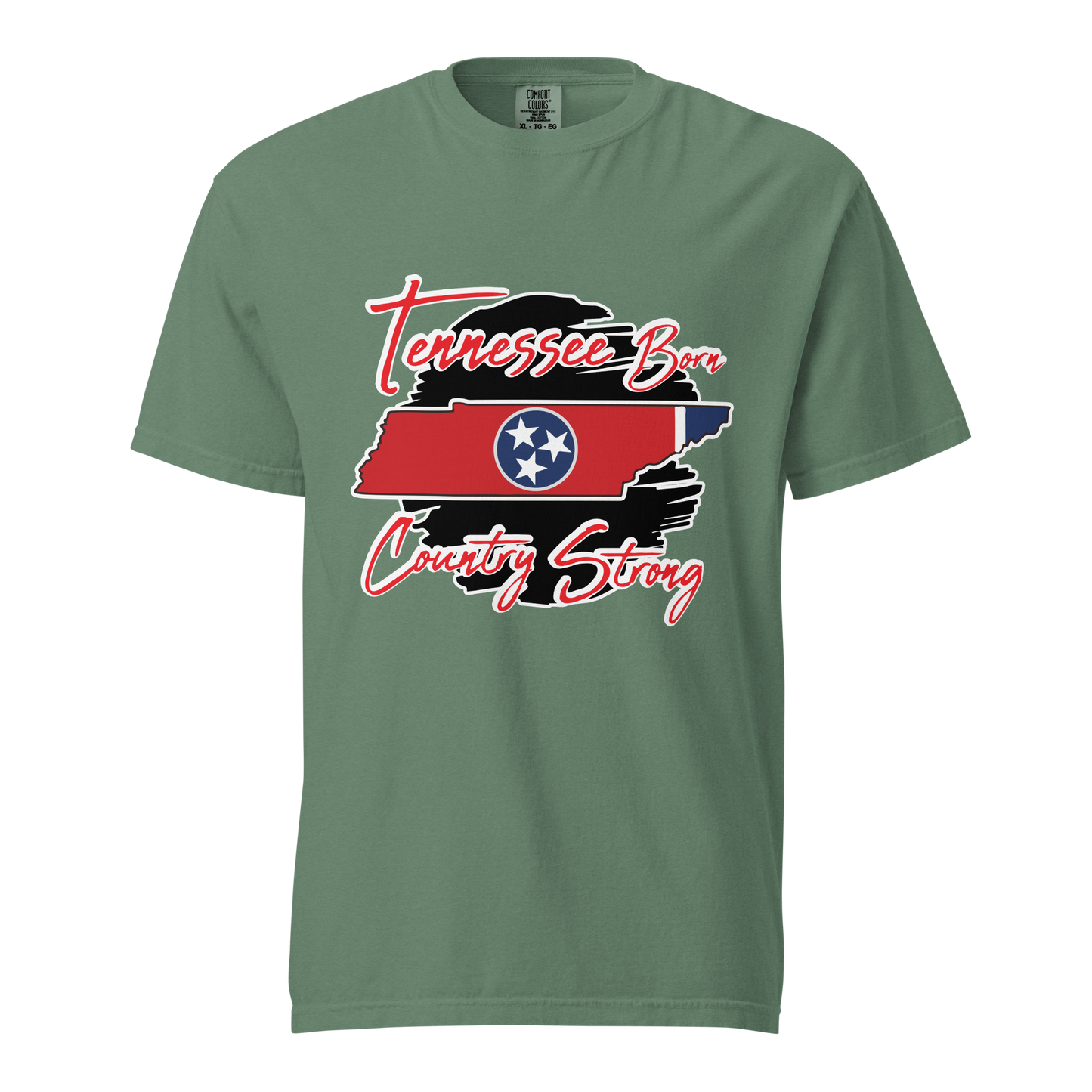 ${Tennessee State (Heavyweight t-shirt)} ${USA Love Tennessee State Unisex Garment-dyed t-shirt} ${xadaprints.com} ${XADA PRINTS