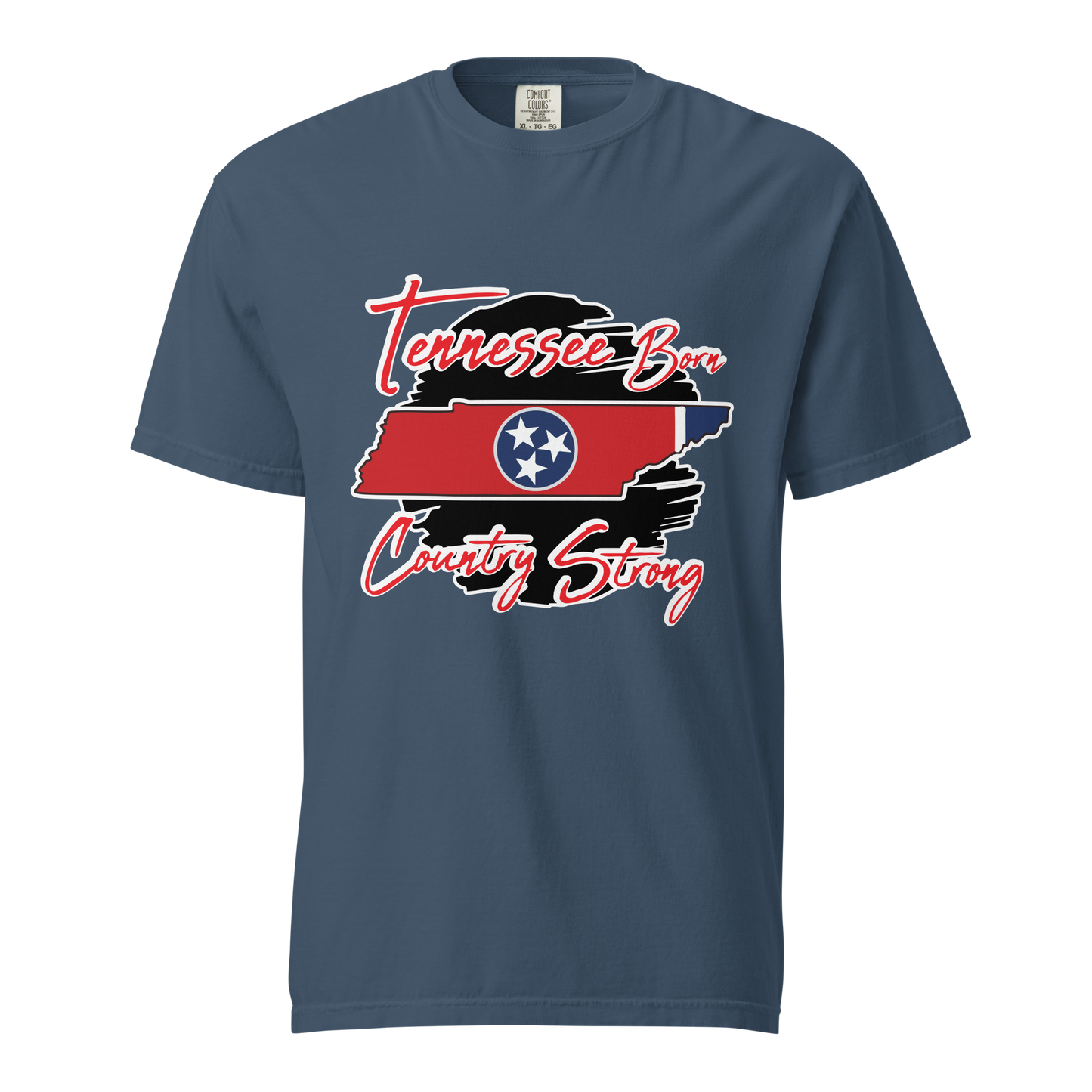 ${Tennessee State (Heavyweight t-shirt)} ${USA Love Tennessee State Unisex Garment-dyed t-shirt} ${xadaprints.com} ${XADA PRINTS