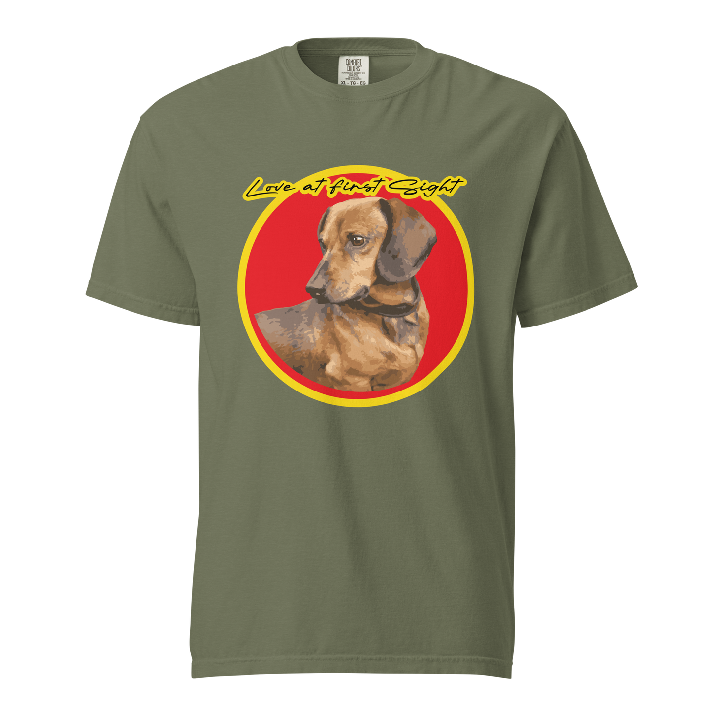 ${Dachshund (Heavyweight t-shirt)} ${Pet Lovers Dachshund Unisex (Heavyweight t-shirt)} ${xadaprints.com} ${XADA PRINTS}