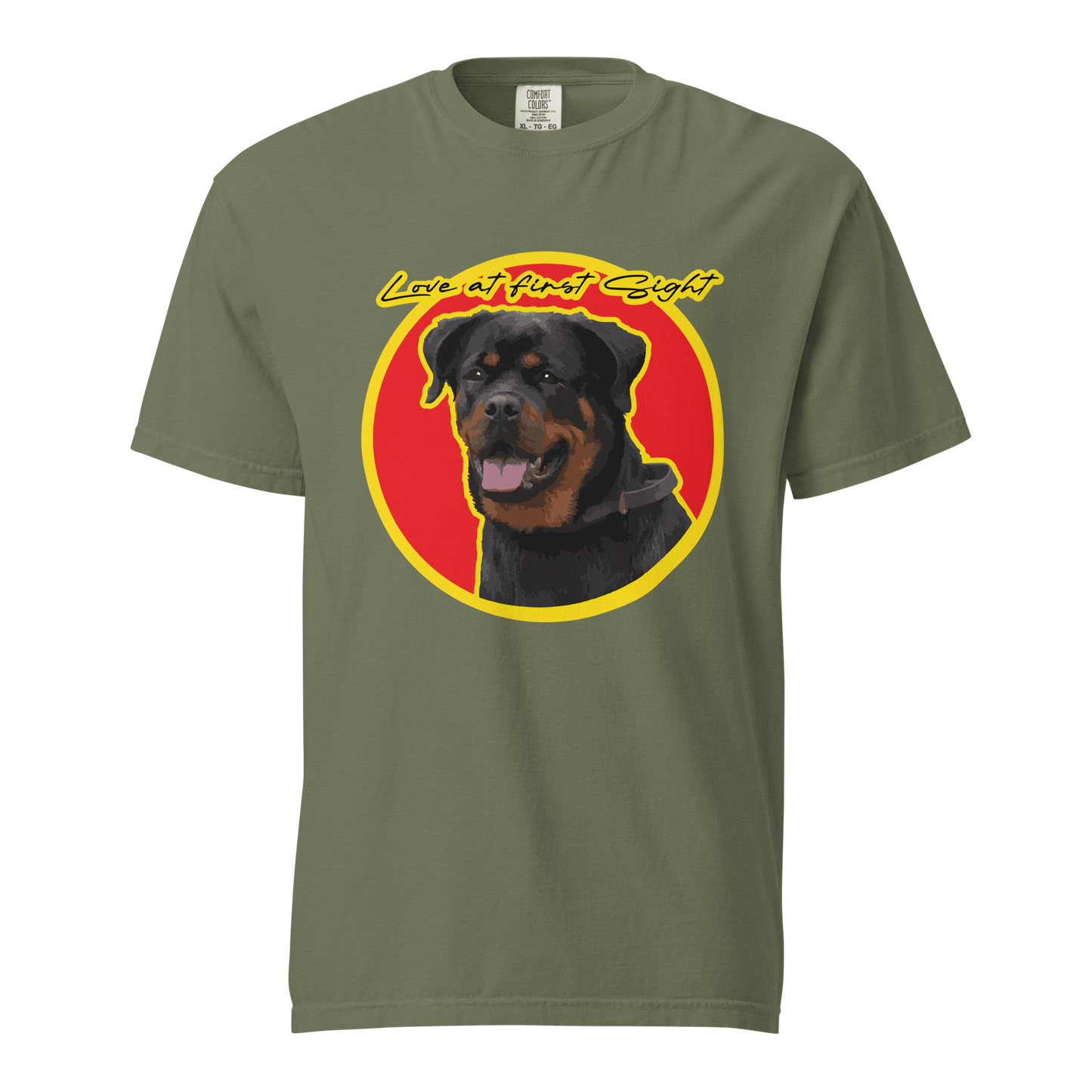 ${Rottweiler (Heavyweight t-shirt)} ${Pet Lovers Rottweiler Unisex (Heavyweight t-shirt)} ${xadaprints.com} ${XADA PRINTS}
