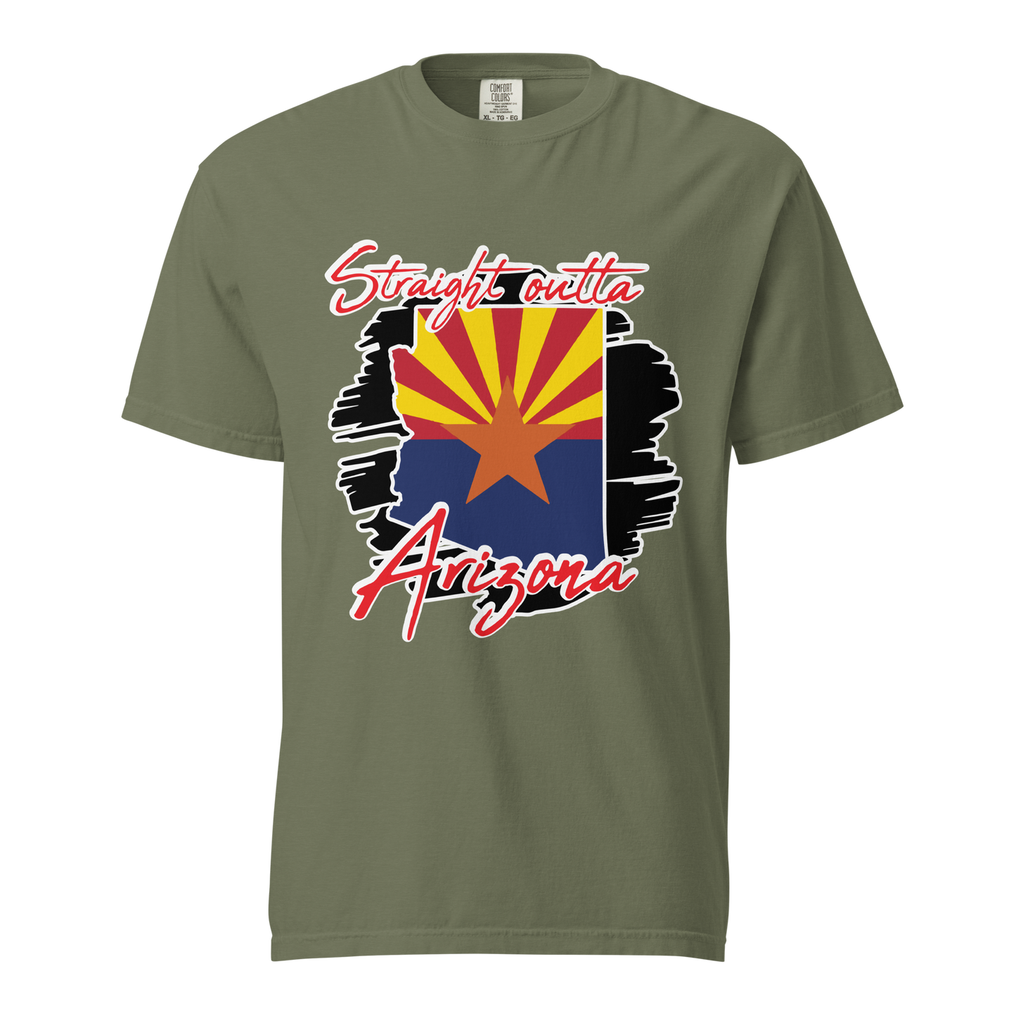 ${Arizona State (Heavyweight t-shirt)} ${USA Love Arizona State Unisex Garment-dyed t-shirt} ${xadaprints.com} ${XADA PRINTS