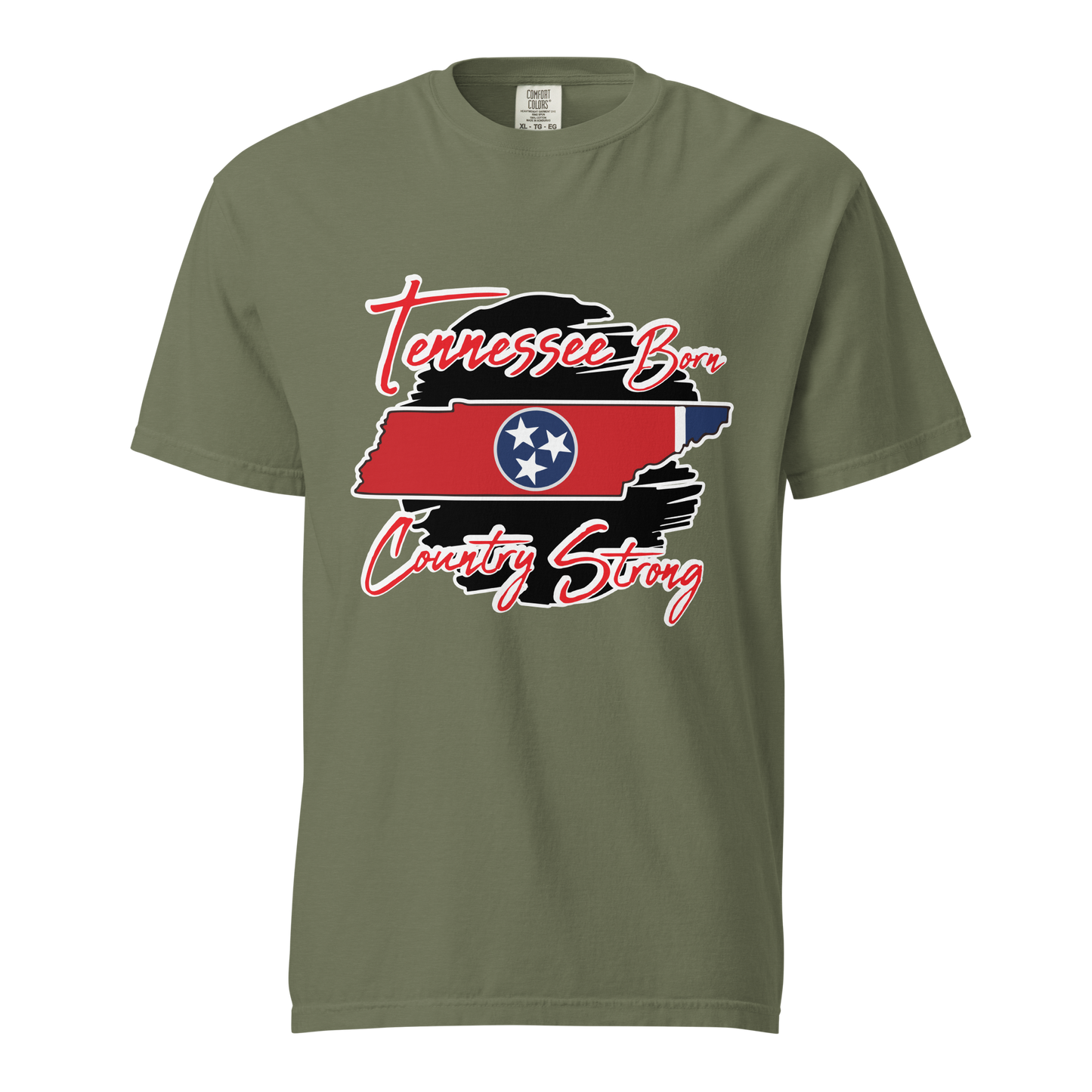 ${Tennessee State (Heavyweight t-shirt)} ${USA Love Tennessee State Unisex Garment-dyed t-shirt} ${xadaprints.com} ${XADA PRINTS