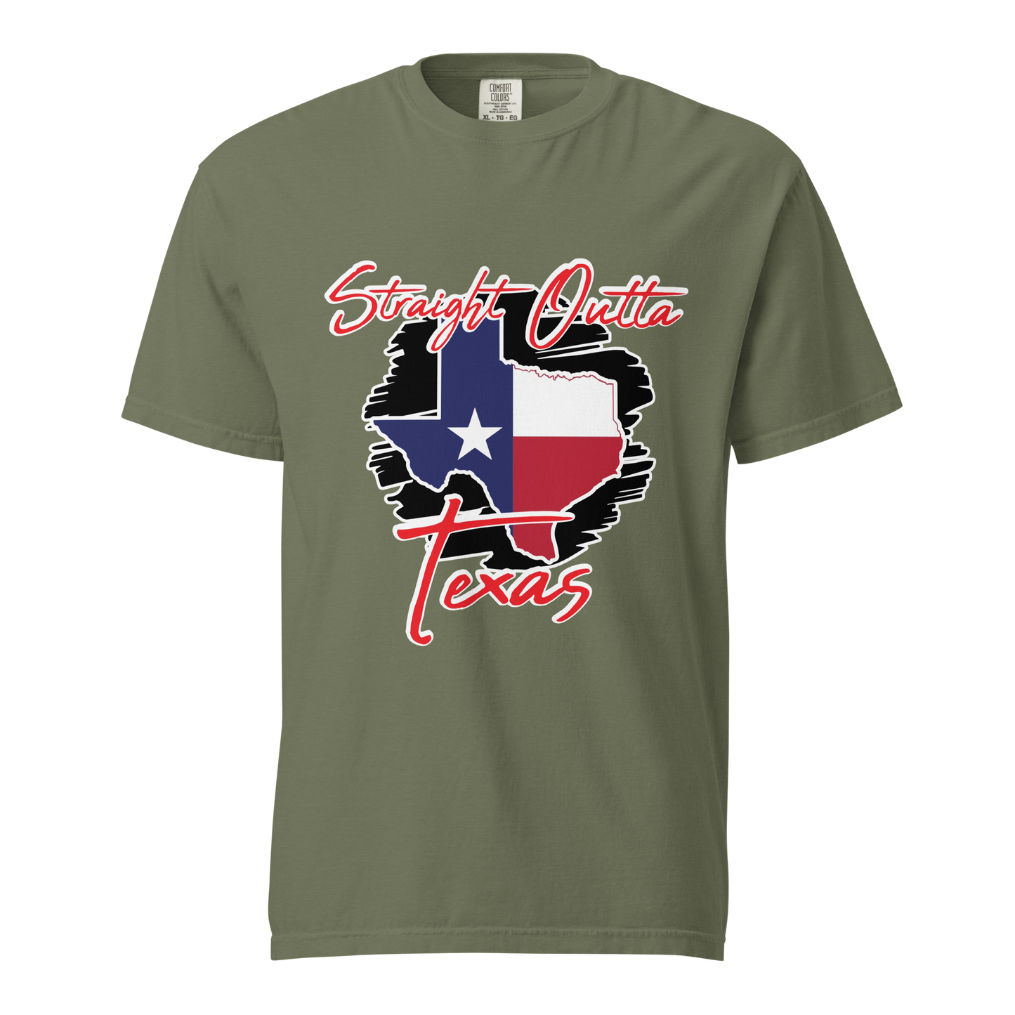 ${Texas State (Heavyweight t-shirt)} ${USA Love Texas State Unisex Garment-dyed t-shirt} ${xadaprints.com} ${XADA PRINTS