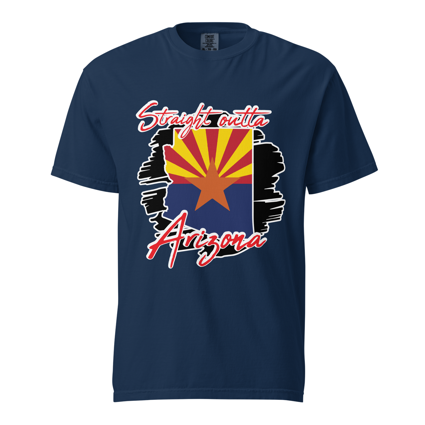 ${Arizona State (Heavyweight t-shirt)} ${USA Love Arizona State Unisex Garment-dyed t-shirt} ${xadaprints.com} ${XADA PRINTS