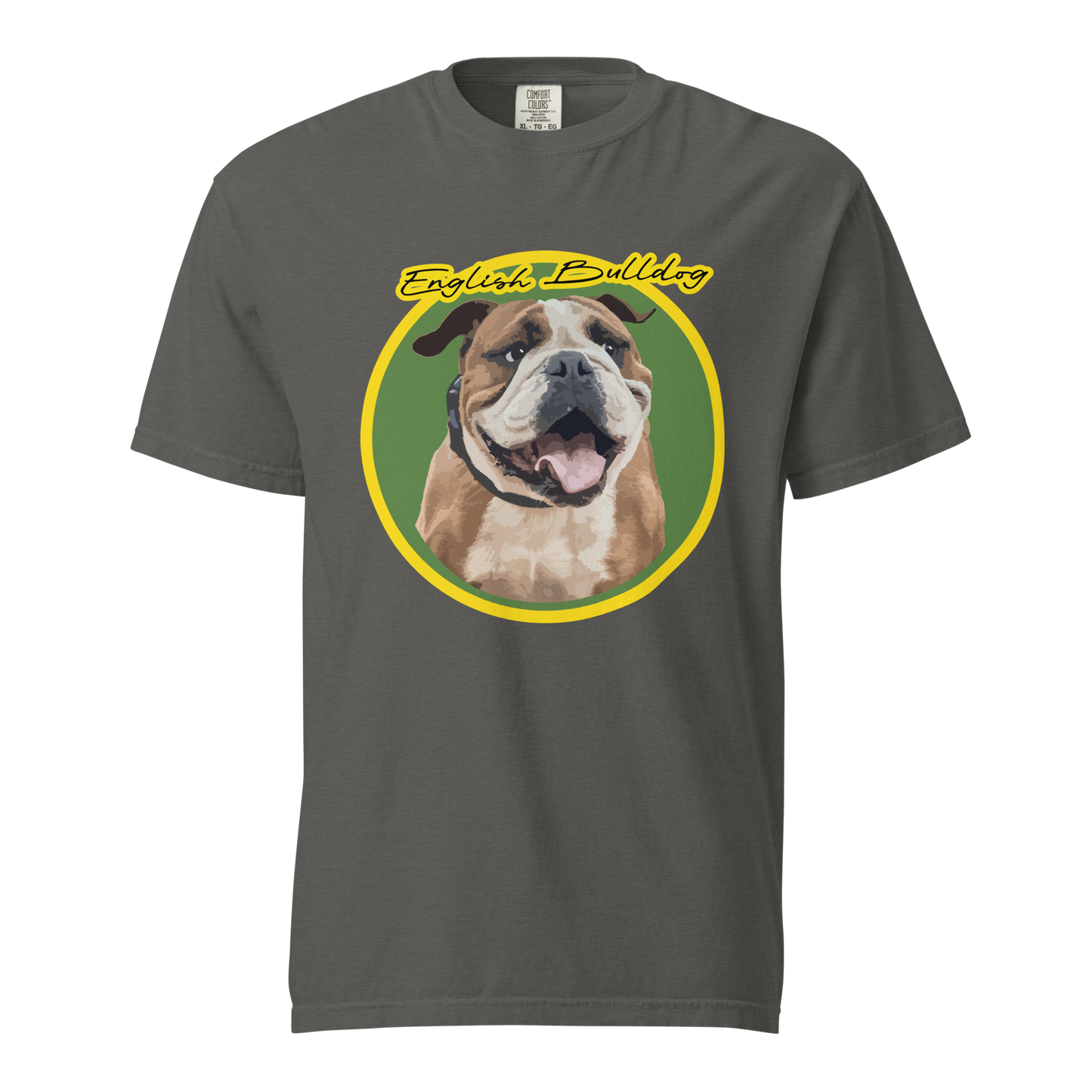 ${Bulldog (Heavyweight t-shirt)} ${Pet Lovers Bulldog Unisex (Heavyweight t-shirt)} ${xadaprints.com} ${XADA PRINTS}