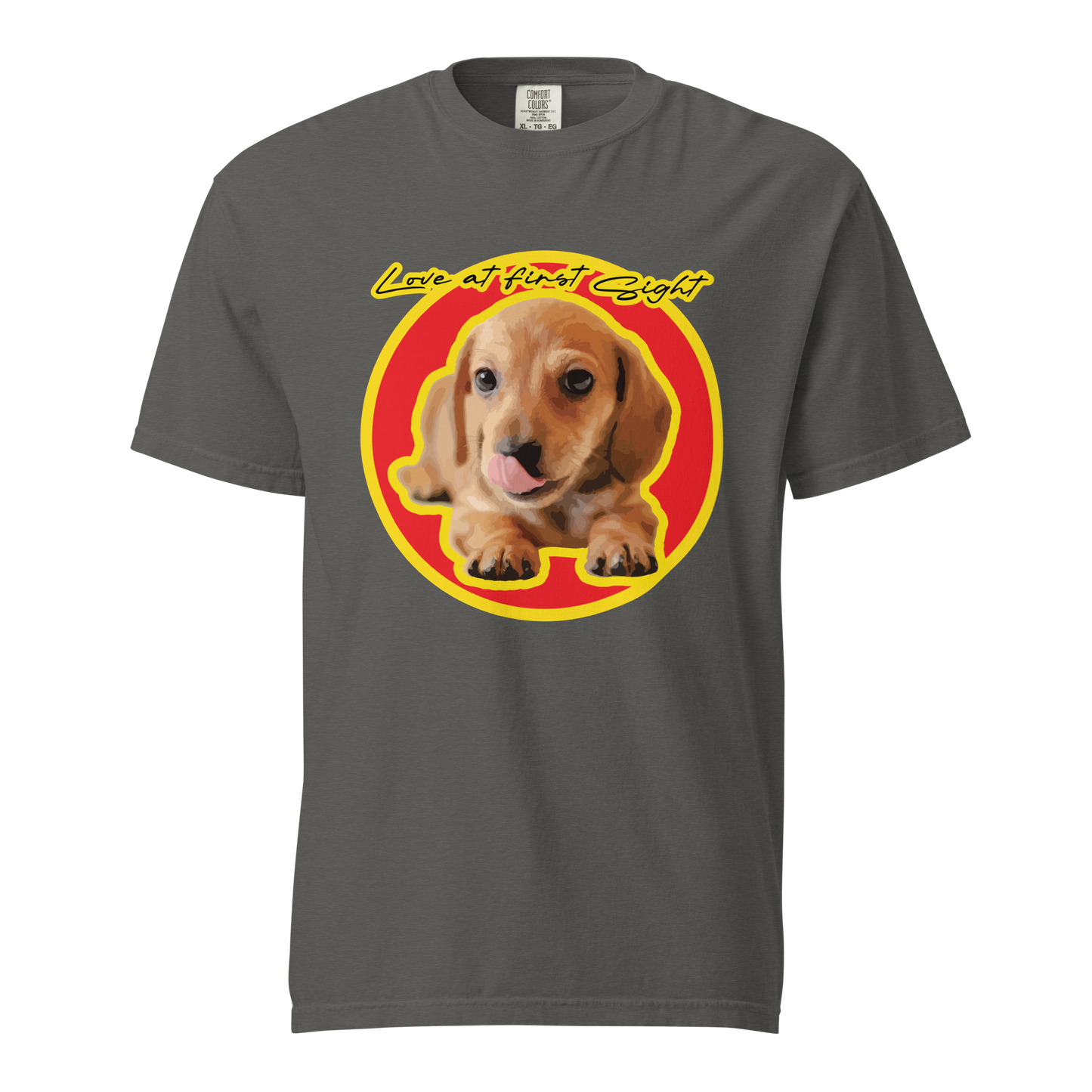${Dachshund (Heavyweight t-shirt)} ${Dachshund Unisex (Heavyweight t-shirt)} ${xadaprints.com} ${XADA PRINTS}