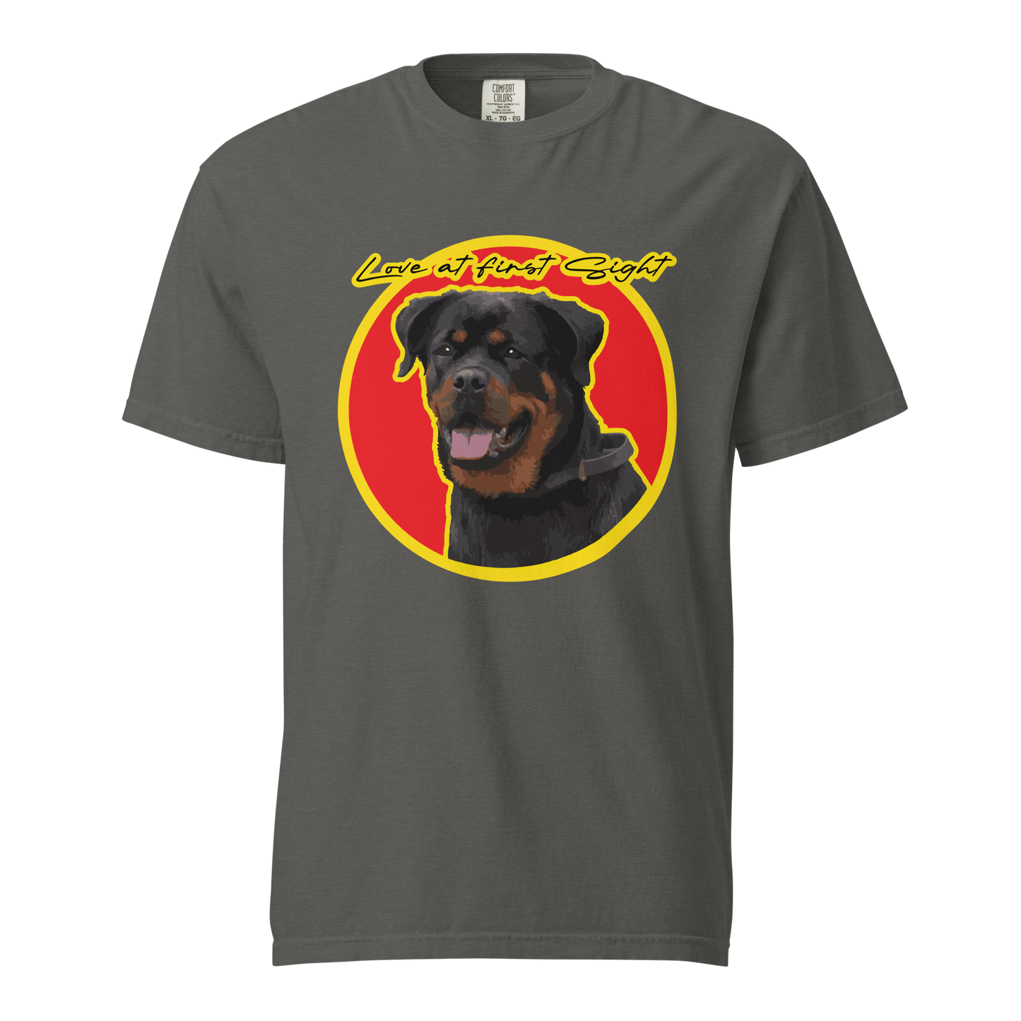 ${Rottweiler (Heavyweight t-shirt)} ${Pet Lovers Rottweiler Unisex (Heavyweight t-shirt)} ${xadaprints.com} ${XADA PRINTS}