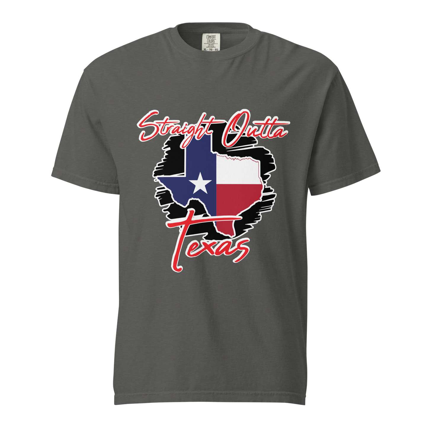 ${Texas State (Heavyweight t-shirt)} ${USA Love Texas State Unisex Garment-dyed t-shirt} ${xadaprints.com} ${XADA PRINTS