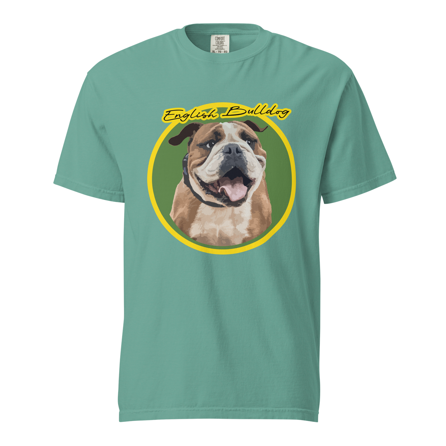 ${Bulldog (Heavyweight t-shirt)} ${Pet Lovers Bulldog Unisex (Heavyweight t-shirt)} ${xadaprints.com} ${XADA PRINTS}