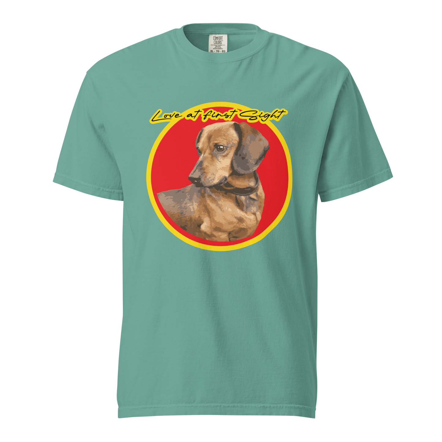 ${Dachshund (Heavyweight t-shirt)} ${Pet Lovers Dachshund Unisex (Heavyweight t-shirt)} ${xadaprints.com} ${XADA PRINTS}