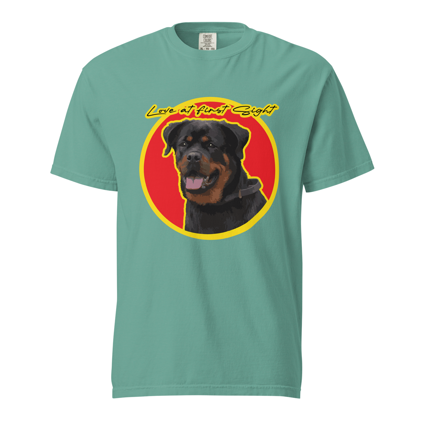 ${Rottweiler (Heavyweight t-shirt)} ${Pet Lovers Rottweiler Unisex (Heavyweight t-shirt)} ${xadaprints.com} ${XADA PRINTS}