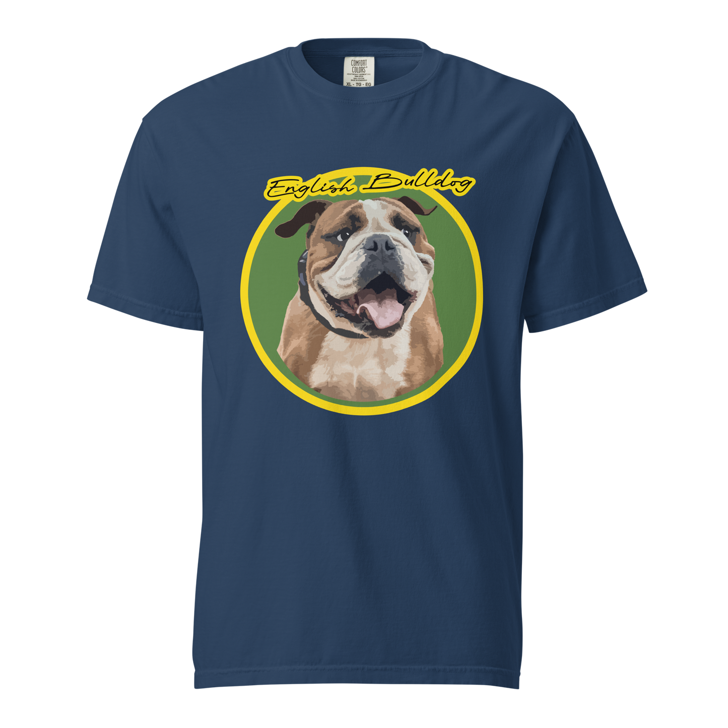 ${Bulldog (Heavyweight t-shirt)} ${Pet Lovers Bulldog Unisex (Heavyweight t-shirt)} ${xadaprints.com} ${XADA PRINTS}