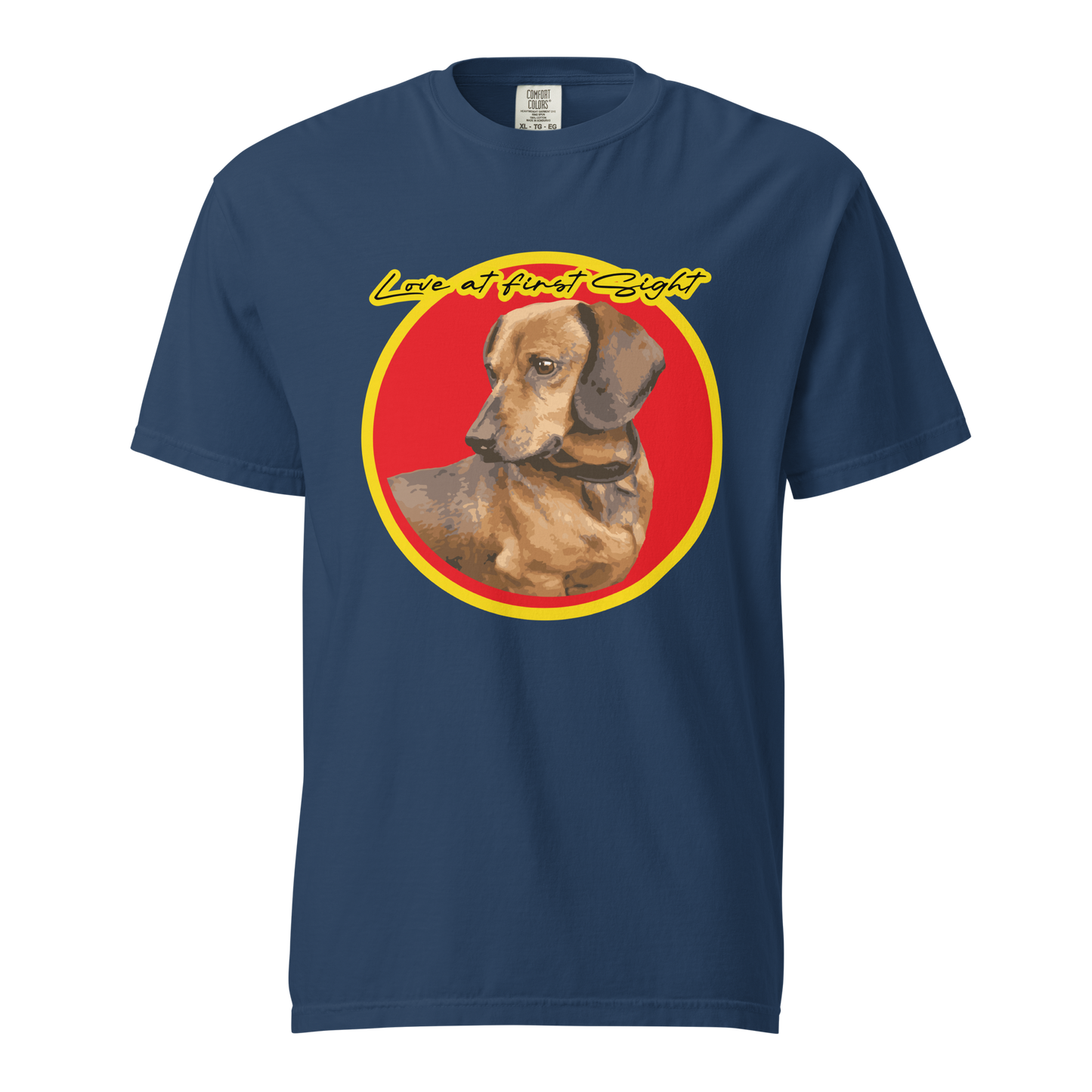 ${Dachshund (Heavyweight t-shirt)} ${Pet Lovers Dachshund Unisex (Heavyweight t-shirt)} ${xadaprints.com} ${XADA PRINTS}