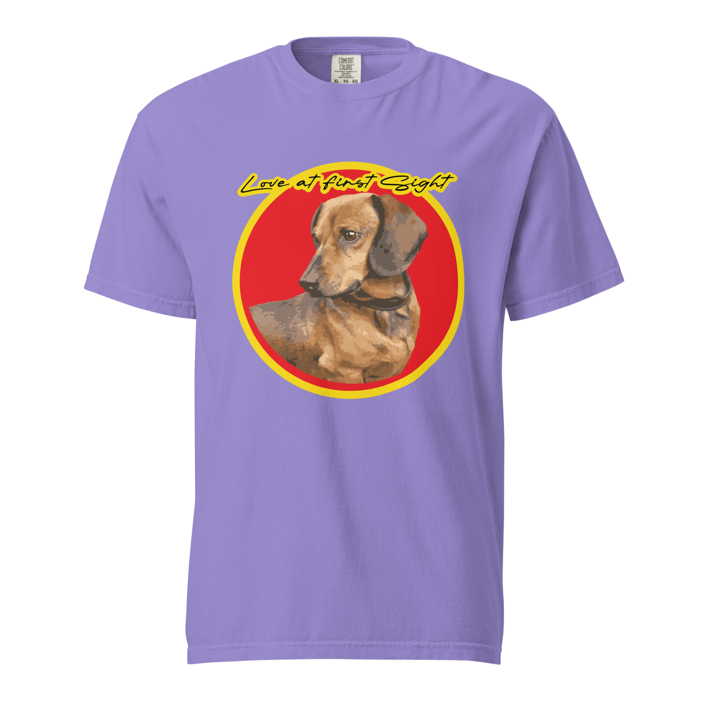 ${Dachshund (Heavyweight t-shirt)} ${Pet Lovers Dachshund Unisex (Heavyweight t-shirt)} ${xadaprints.com} ${XADA PRINTS}