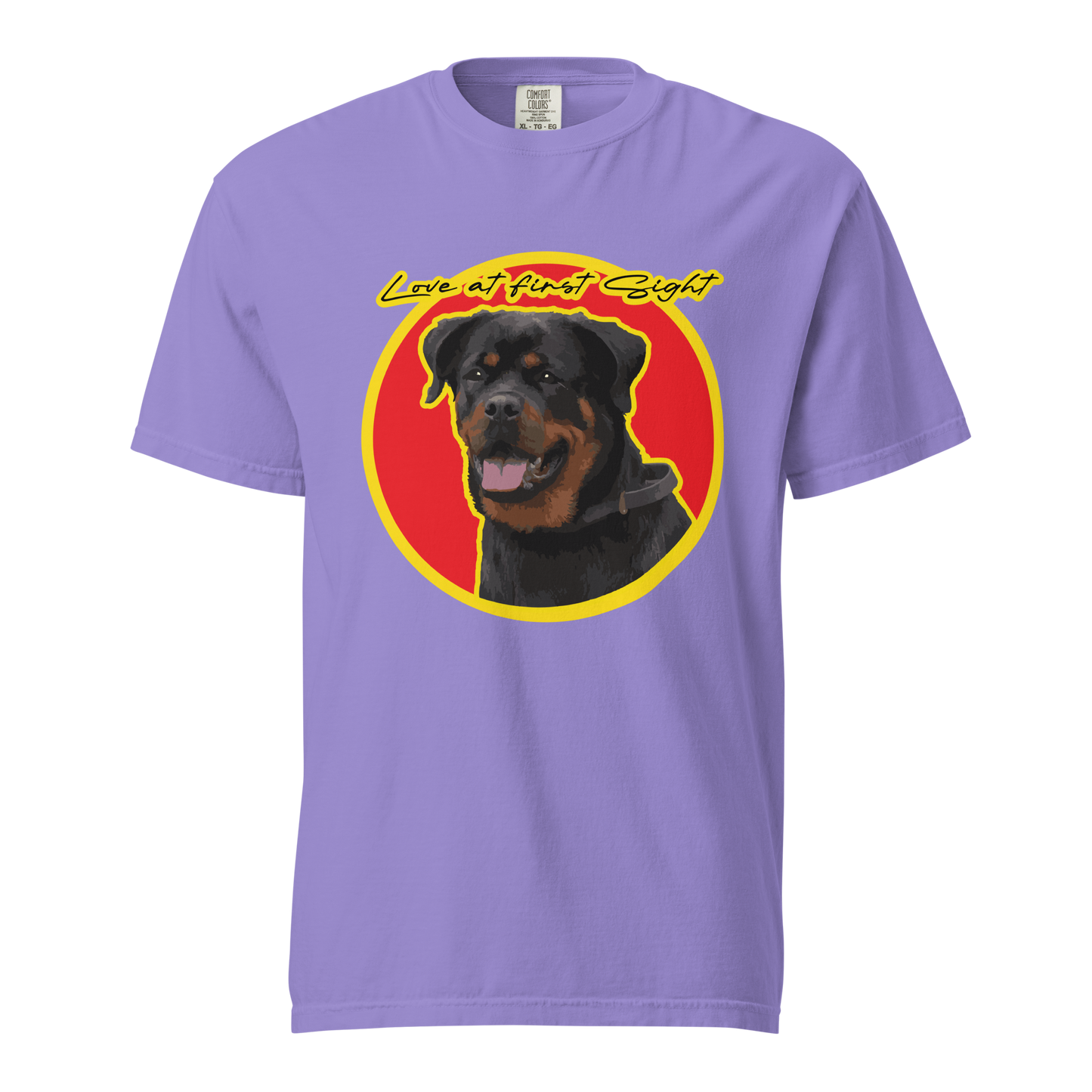 ${Rottweiler (Heavyweight t-shirt)} ${Pet Lovers Rottweiler Unisex (Heavyweight t-shirt)} ${xadaprints.com} ${XADA PRINTS}