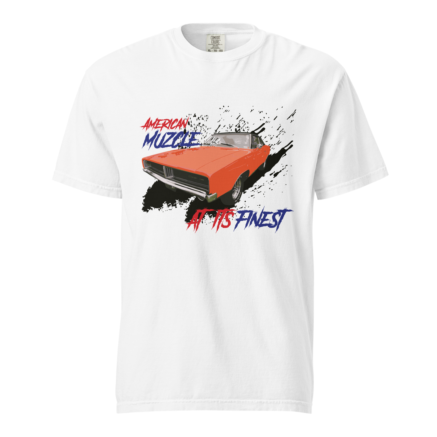 ${Dodge Charger (Heavyweight t-shirt)} ${Muscle Car Dodge Charger Unisex (Heavyweight t-shirt)} ${xadaprints.com} ${XADA PRINTS}