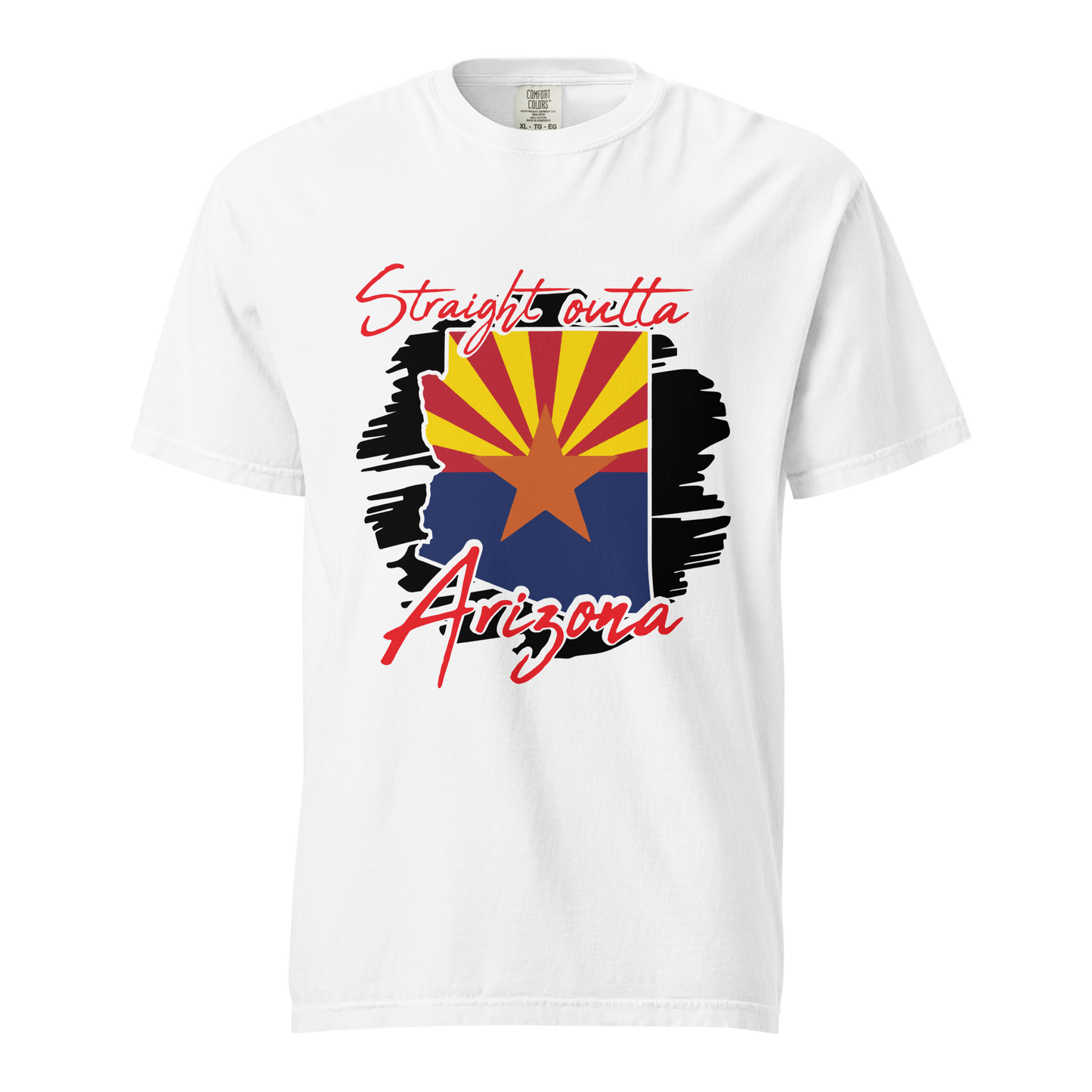 ${Arizona State (Heavyweight t-shirt)} ${USA Love Arizona State Unisex Garment-dyed t-shirt} ${xadaprints.com} ${XADA PRINTS