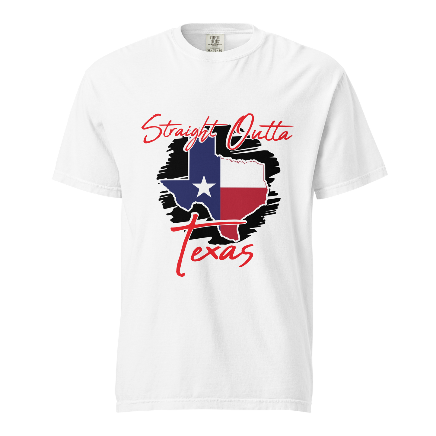 ${Texas State (Heavyweight t-shirt)} ${USA Love Texas State Unisex Garment-dyed t-shirt} ${xadaprints.com} ${XADA PRINTS