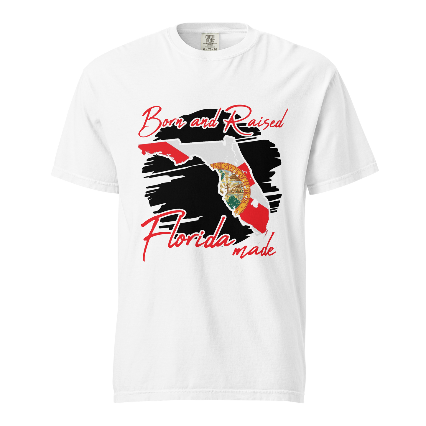 ${Florida State (Heavyweight t-shirt)} ${USA Love Florida State Unisex Garment-dyed t-shirt} ${xadaprints.com} ${XADA PRINTS