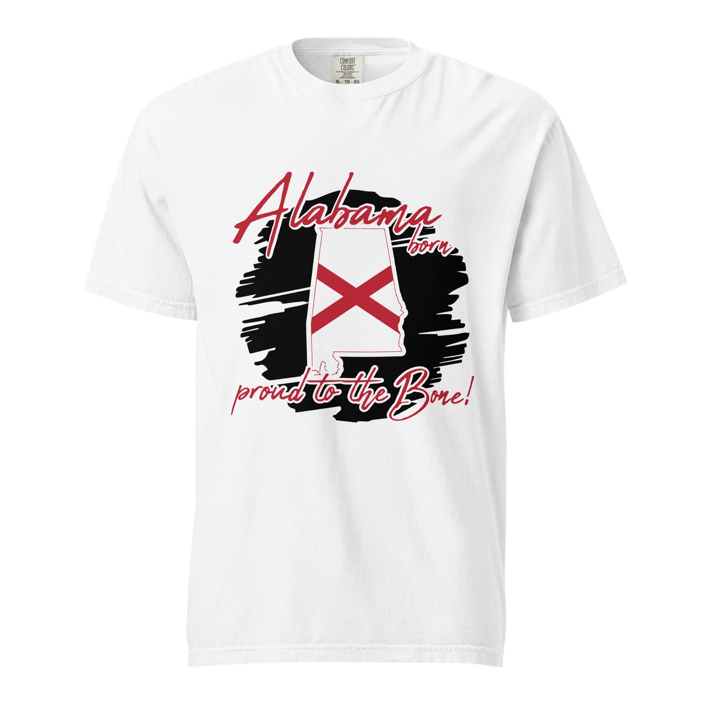 ${Alabama State (Heavyweight t-shirt)} ${USA Love Alabama State Unisex Garment-dyed t-shirt} ${xadaprints.com} ${XADA PRINTS}