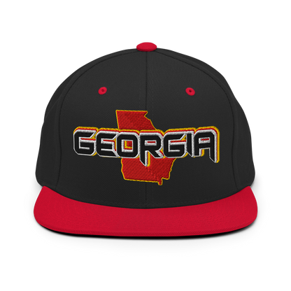 ${Georgia Baseball Cap} ${Cap with Georgia State map and Georgia name on it.} ${xadaprints.com} ${XADA PRINTS}