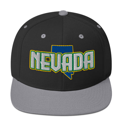 ${Nevada Baseball Cap} ${Cap with Nevada State map and Nevada name on it.} ${xadaprints.com} ${XADA PRINTS}