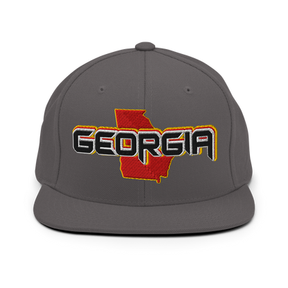 ${Georgia Baseball Cap} ${Cap with Georgia State map and Georgia name on it.} ${xadaprints.com} ${XADA PRINTS}