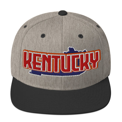 ${Kentucky Baseball Cap} ${Cap with Kentucky State map and Kentucky name on it.} ${xadaprints.com} ${XADA PRINTS}