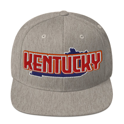 ${Kentucky Baseball Cap} ${Cap with Kentucky State map and Kentucky name on it.} ${xadaprints.com} ${XADA PRINTS}